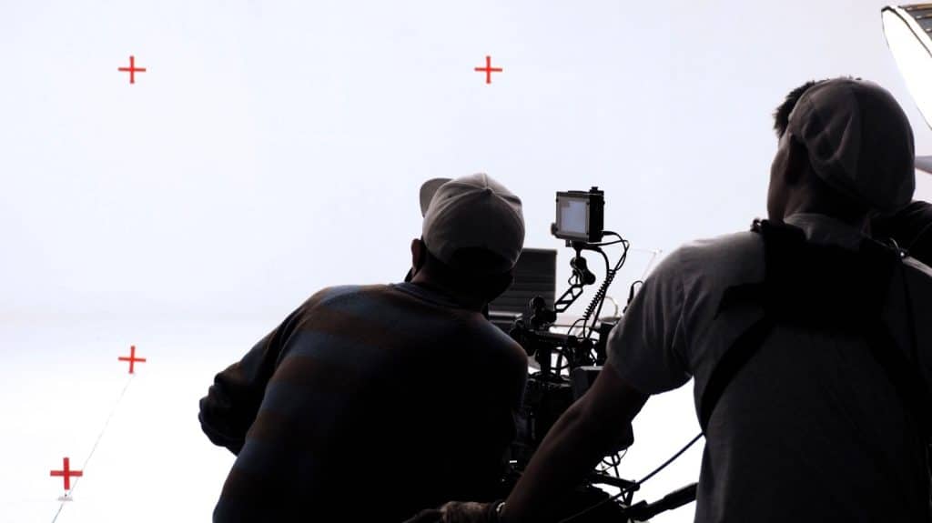 Security for a TV commercial filming